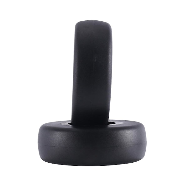 50Mm X 18Mm Køfferthjul, PU Drejelige Hjul Carbon Stål Lejer Reparation [DB] Black