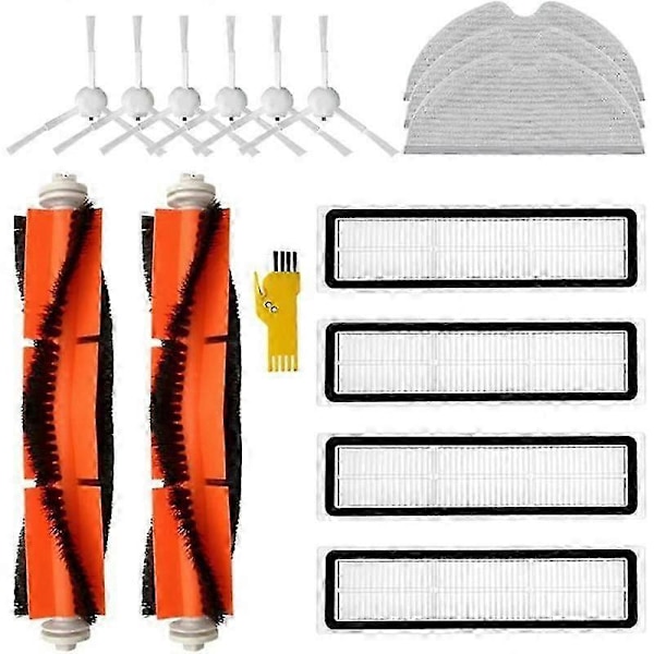 16-pack Tillbehörssats Ersättning för Dreame D9 Dreame L10 Pro Dreame D9 Max Dreame D9 Pro Robotdammsugare V [DB] As Shown
