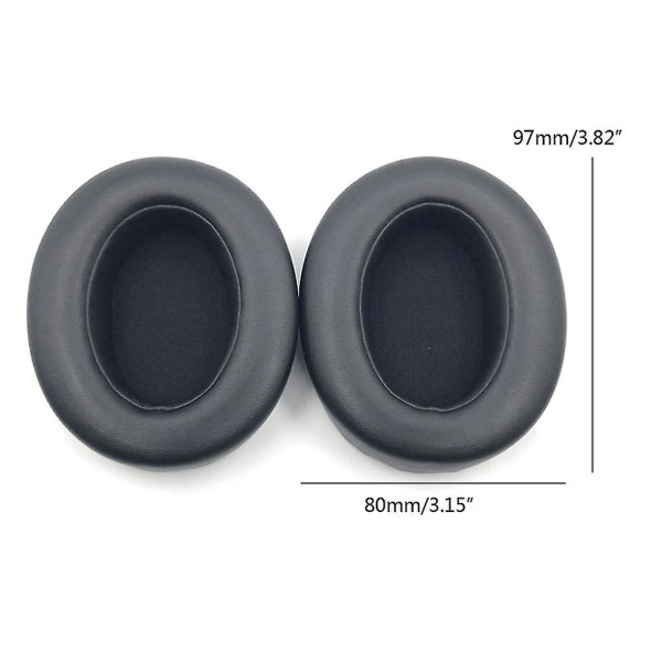 Til Sony Wh-xb910n Xb910n hovedtelefoner Elastiske ørepuder Pudebetræk Øreværn [DB] Black