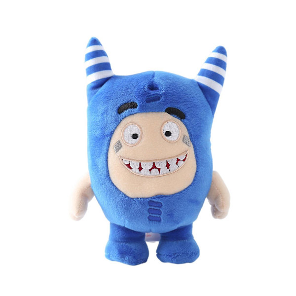 Oddbods Plysch Barnprogram Monster Karaktär Mjukt Fyllt Leksak [DB] Blue