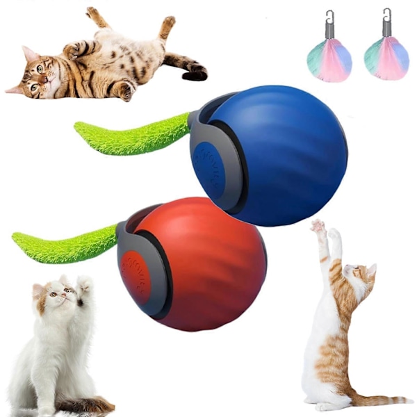 Speedy Tail 2.0, Speedy Tail - kissanlelu, USB interaktiivinen kissanlelu sisäkissalle, 100% uusi [db] Blue