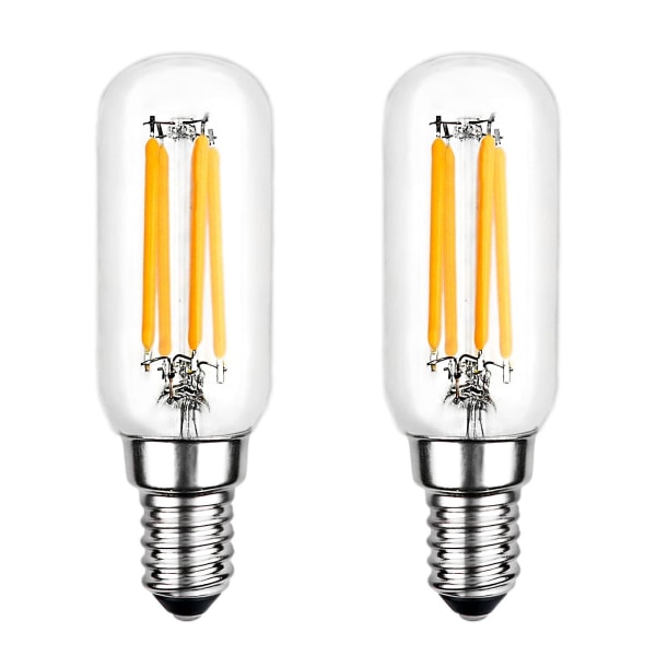 Led lampa, T25 E14 4w varm vit lampa 6000k, 400lm, led tubulär glödlampa  för spisfläkt, ej dimbar, paket med 2 6ca6 | Fyndiq