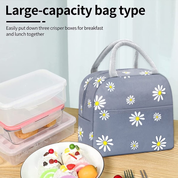 Isoleret frokostposer, isolerede poser bærbare frokostposer kølede picnictasker