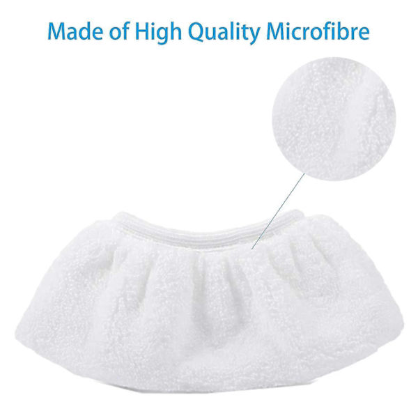 8-pack Mikrofiberduk Skydd Set För Kärcher Ångtvätt Easyfix Sc2 Sc3 Sc4 Sc5 Handmunstycke Tillbehör [Db]