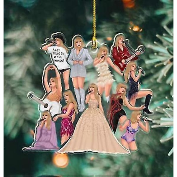 Merry Swiftmas Taylor Album Som Bokprydnad, swiftie Julpynt Eras Tour Prydnad Jul Swiftmas Present [DB] D