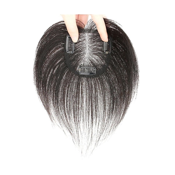 Parykk Bangs Polstret Kranehvelv Fluffy dekkende hår Naturlig usynlig lys Flettet pannebånd Ban