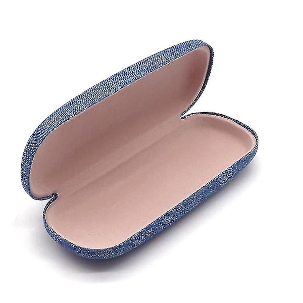 3-pak hardt etui for briller i lin, stort etui for briller, konsist [db]