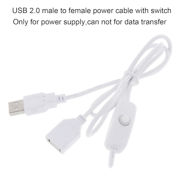 USB-strömbrytare för körinspelare, USB-förlängning med på/av-knapp [DB]