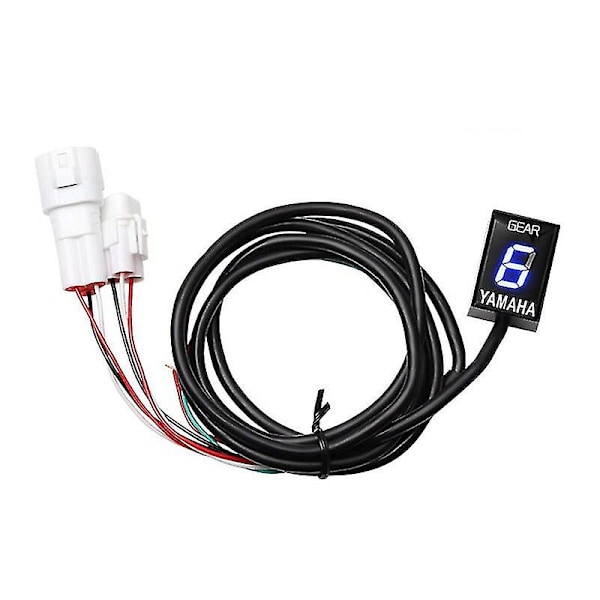 Gearindikator til motorcykel Yamaha R6 Xj6 Fz6 Fz8 R1 Fz400 Fzs Xjr400 Fz1 Mt01 Mt-03 Fz16 Fjr1300 Xjr 1300 Xvs950a [DB] Gear display-Blue