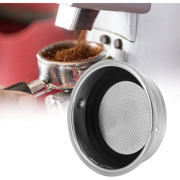 Kaffe filterkurv - Avtakbar rustfritt stål kaffemaskin filterkopp