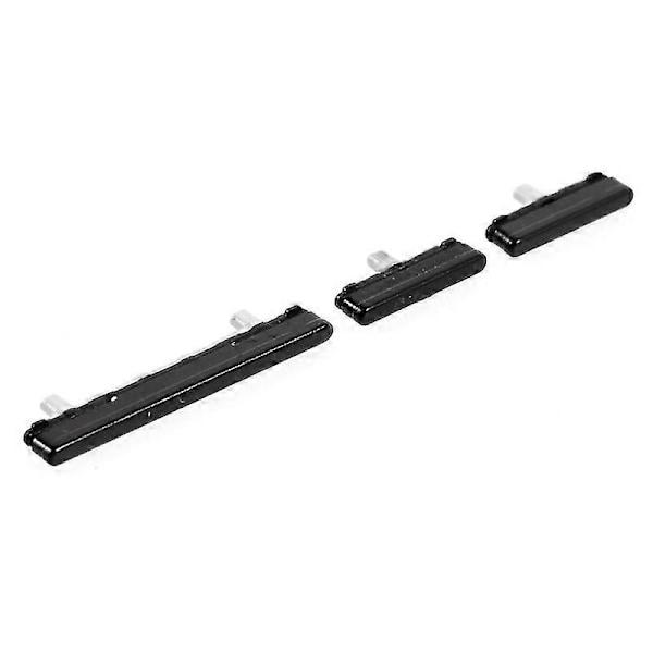 Til Samsung Galaxy Note9 N960 3 stk./sæt OEM Tænd/Sluk-knap og Lydstyrke Sideknapper [db] Black Samsung Galaxy Note9 N960