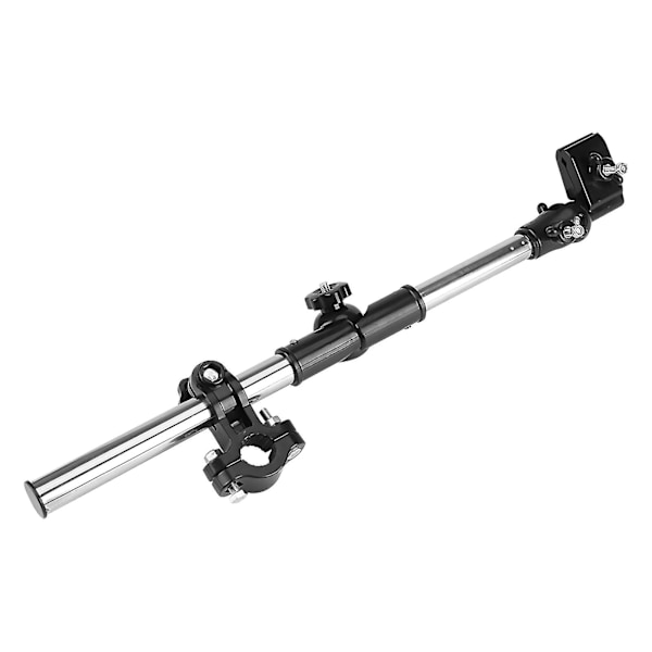 Sort justerbar paraplyholder til klapvogn, barnevogn, cykel og stol - 360∼ rotation [db]
