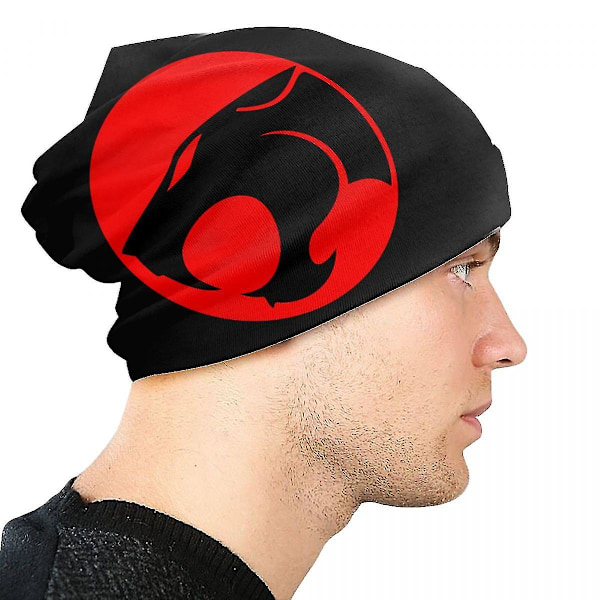 Piirretty Anime Thundercats Beanie-pipo Unisex Talvi Lämmin Bonnet Femme Neulotuotteet Hip Hop Ulkoilu Hiihto Skullies Beanies Caps {Db} 1