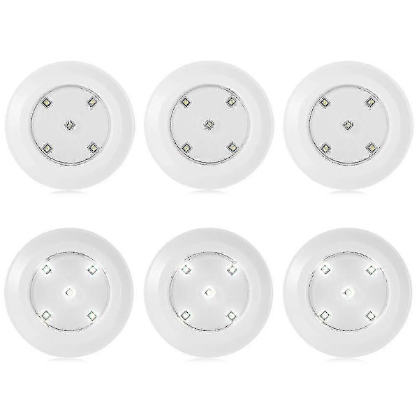 Led Trådløs Skablampe Med Fjernbetjening db Warm white 1 remote control 4 lamp