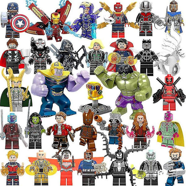 32 st Superhjälte Comics Minifigurer Dc Minifigurer Gåvor till Barn db