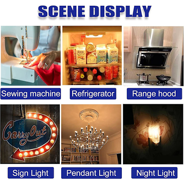 Led E14 1w, Genixgreen T22 Veilleuse Tubulaire Vintage Amber Glow 10w Remplacement Des Incandescents E14 Base (FW)