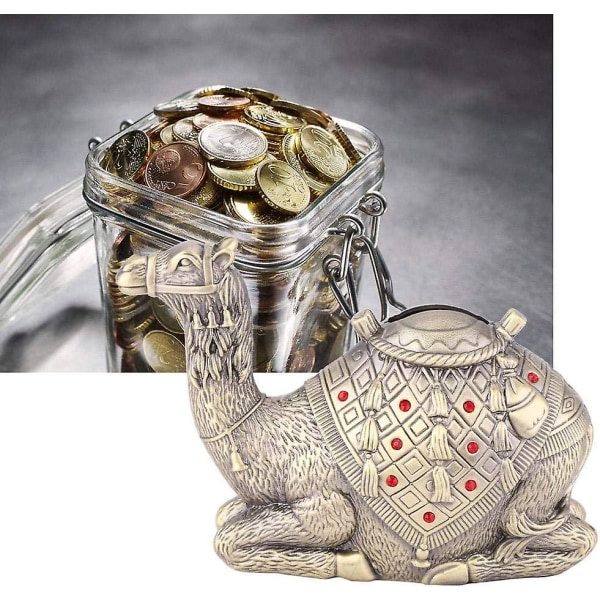 Metal Camel Piggy Bank Mynt Bank sparepengeboks Myntsparepott Barnepenger