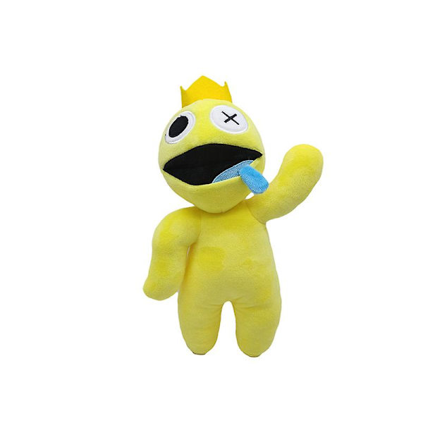 30cm Rainbow Friends Plyschleksak Cartoon Game Karaktär Dock [DB] Yellow Spit Monster 1pc