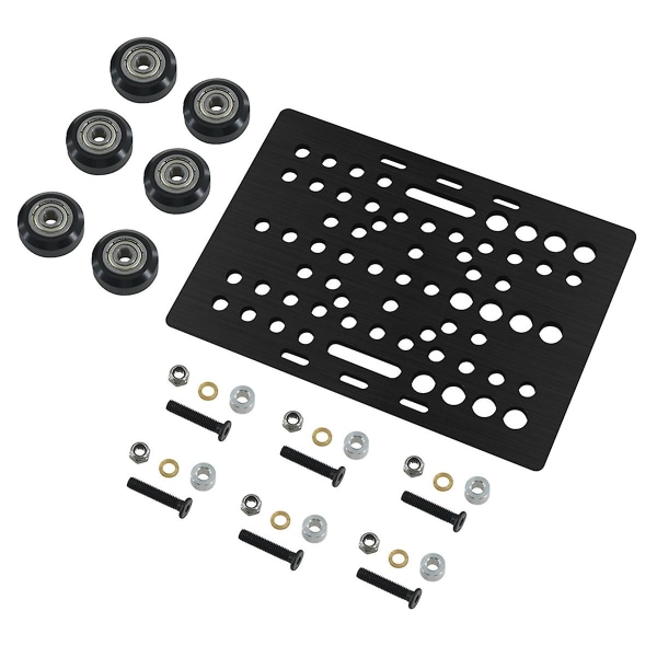 V-slot Gantry Plate Sæt 20-80mm Med V-slot Solid V Wheel Kit Til Profiler Cnc Maskindel 3d Prin