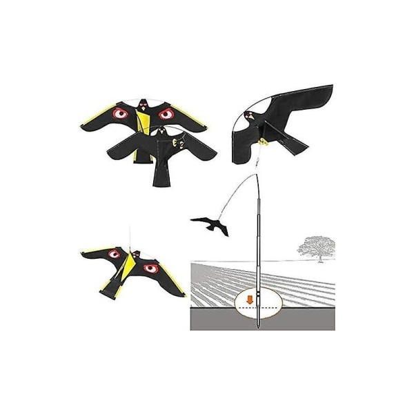 Bird Repellent Kite - Extendable Bird Scarecrow - Flying Falcon Dragon - For Birds For Garden And Farm