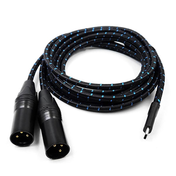 Type C - 2 XLR 3-nastainen Type C - XLR uros-uros USB C - 2 XLR uros 50cm [DB] 150cm Optional