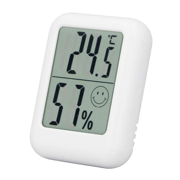 Digital Display Temperatur Luftfuktighet Mätare Exakt Elektronisk Termometer Hygrometer för Sovrum Kontor [DB]