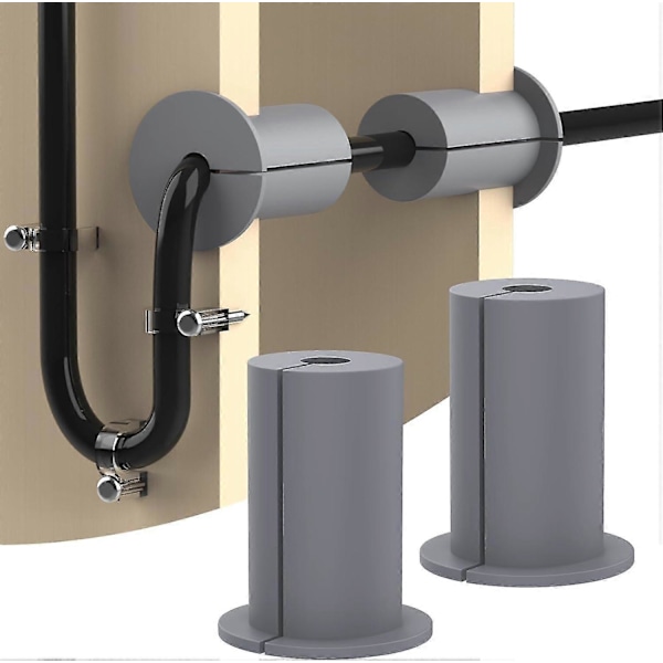 Starlink Kaapelin Reitityssarja 1\" Seinäreiälle, Kaapelin Reitityssarja Starlinkille, Starlink Läpivienti, Starlink Kaapelin Läpivienti Kumitiiviste [DB] Grey 4pcs