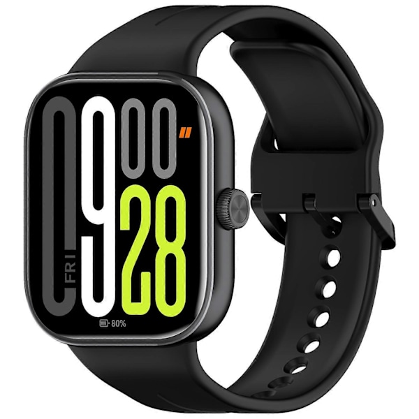 Silikonarmband för Xiaomi Redmi Watch 5 Justerbart klockarmband med färgat spänne - Grön [db] Multicolor Black