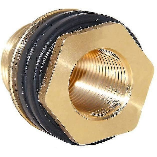 1\" Hun 1-1/4\" Hann Solid Messing Vanntank Kobling Skott Tank Tilkobling [db]