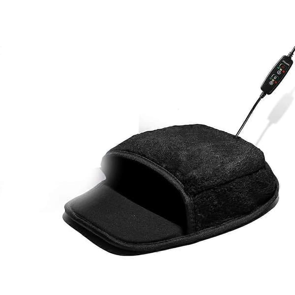 USB Varme Musemåtte Håndvarmer USB Opvarmet Gaming Musemåtte til Mænd Kvinder [DB] Black
