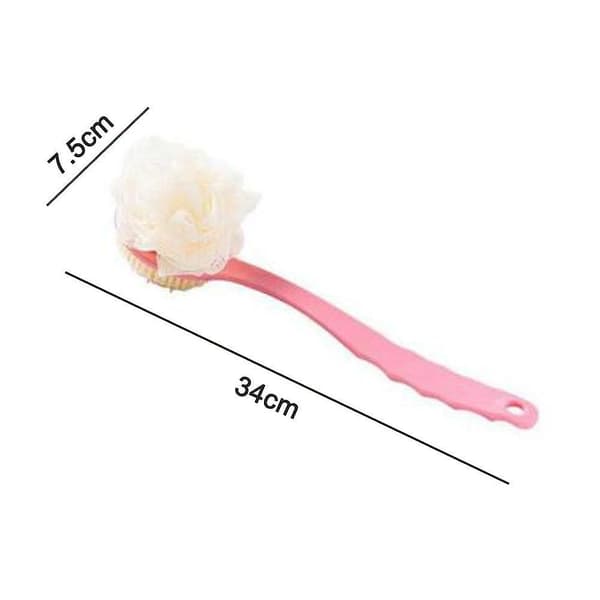 Badebørste, dusjkroppsbørste med bust og loofah, for menn og kvinner [DB]