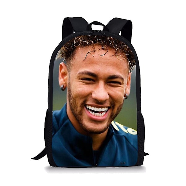 Fotbollsstjärnan Neymar Jr skolväskor för pojkar och flickor 3d tryck skolryggsäckar barnväska dagisryggsäck barnbokväska DB A4