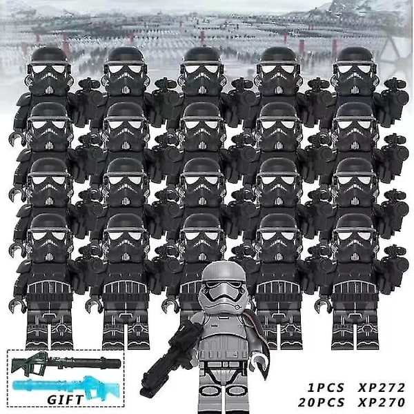 21 stk. Star Wars Clone Troopers Børnegave Legetøj db Star Troopers-20