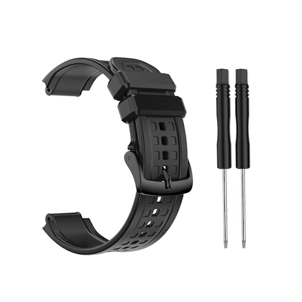 til Forerunner 25 Herre Armbånd Åndbart Svedafvisende Bånd med Værktøj [DB] Black