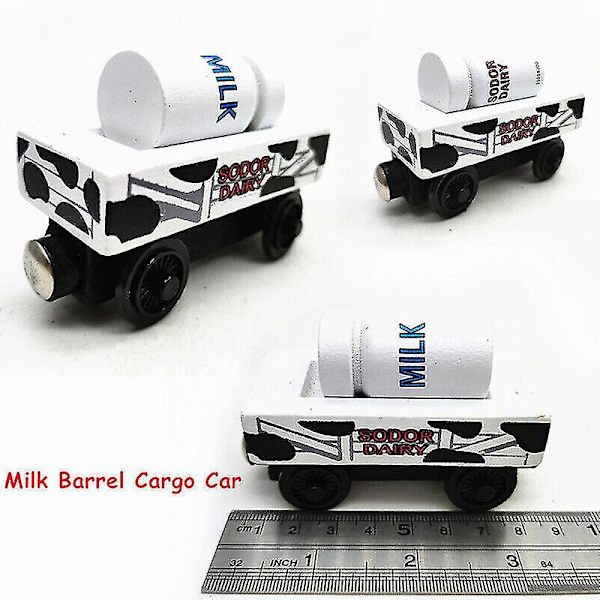 Thomas och vännerna Tåg Tank Engine Trä Järnväg Magnet Samla Present Leksaker Köp 1 Få 1 Gratis Db Milk Barrel Cargo Car