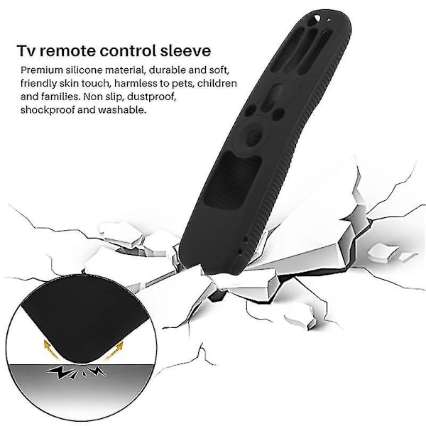 Silikondeksel for Lg An-mr21gc Mr21n/21ga fjernkontrollbeskyttende deksel for Lg Oled Tv fjernkontroll An {DB} Black