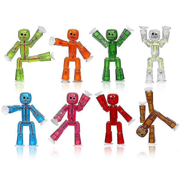 1 kpl Imucuppi Stickbot Lelut Tahmea Robbot Lelut Pojille Hauska Deformoituva Toimintahahmo Imupaikka Lelut Lapset Db WT302 1pc