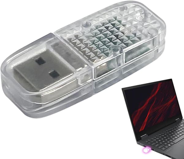 LED ambient bilbelysning, USB-gränssnitt - Bilens interiöra ambientbelysning (DB)