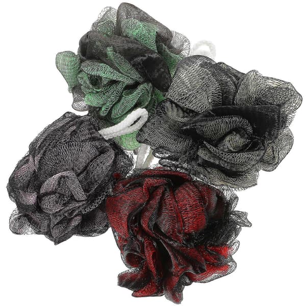 Hudrenseskrubbere Badebold til badning 4 stk. blødt bruseloofah-sæt