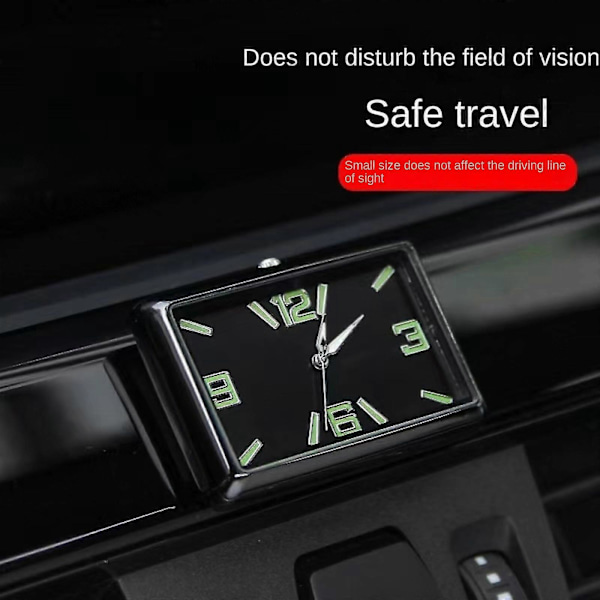 Bilklocka digital klocka bil fyrkantig klocka instrumentbräda miniklocka liten klocka kvarts digital [DB] Audi