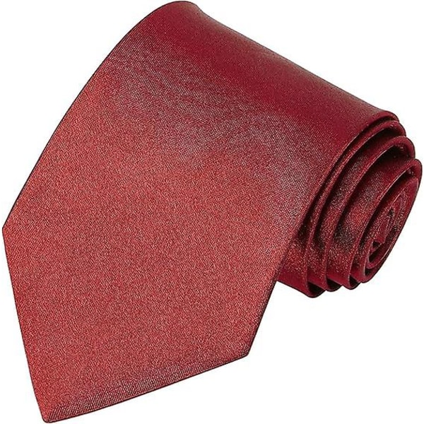 Menn slips ensfarget hals slips for menn bryllup virksomhet formelle slips Claret