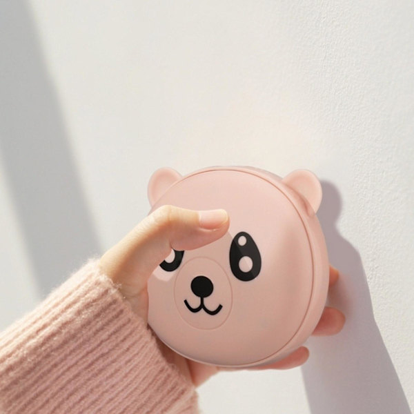 Söpö sarjakuva Panda Karhu Talvi Mini Kädenlämmitin 2 In 1 3600mah Ladattava Tasku Mobiili Virtapankki Uudelleenkäytettävä Sähkökäyttöinen Käsinlämmitin  [dB} White
