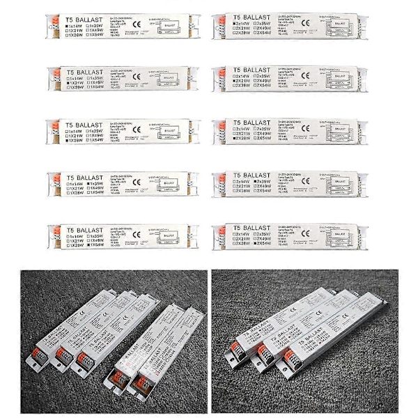 220-240V Bredspennings T5 Elektronisk Forkobling Fluorescerende Lampe Forkoblinger for Hjem db 1x28W
