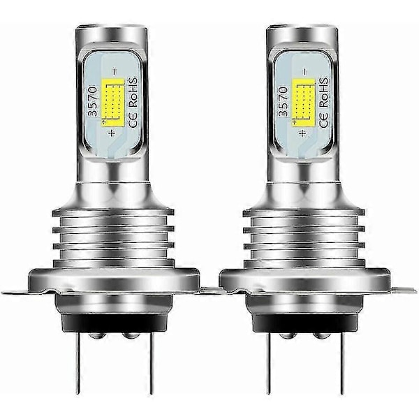 80W LED Forlygter til Bil H7 Bil Forlygte CSP 3570 Dekodet Bil Tågeforlygte 80W, 2 stk. [DB]