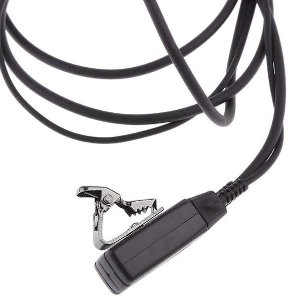 3,5 mm:n kuulokkeet piilotetulla akustisella putkella, PTT ja mikrofoni puhelimille {DB Black as described