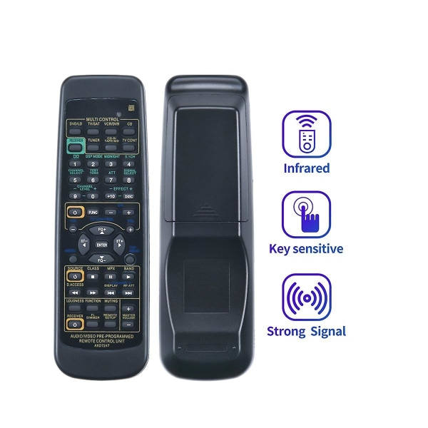 Fjernkontroll for Pioneer Receiver AXD7247 R VSX-D510 VSX-D209 VSX-D409 D511 Vsx D510 [DB] black