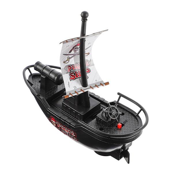 Babyleker Badleker Barn Piratbåt Piratbåt Leksak Vattenleksaker Piratskepp Poolleksak Barn Piratskepp Db Black 16.5x15.3cm