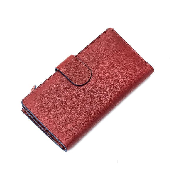 Luna Leather Large Tab Lompakko - 2923 [DB] Green