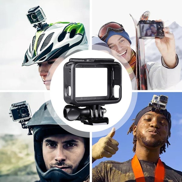 Beskyttende ramme for Gopro Hero 5/6/7 etui ripebestandig videokamera beskyttelse tilbehør