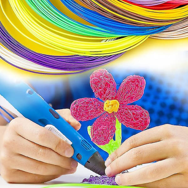 3D Pen Filament Refills Pla 3D Printing Pen 3m 30 Farver [DB]